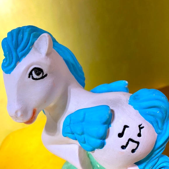 MY LITTLE PONY G1 VTG 1984 PAINTABLE PLASTIC PEGASUS MEDLEY PONY FIGURE RARE - Picture 8 of 12